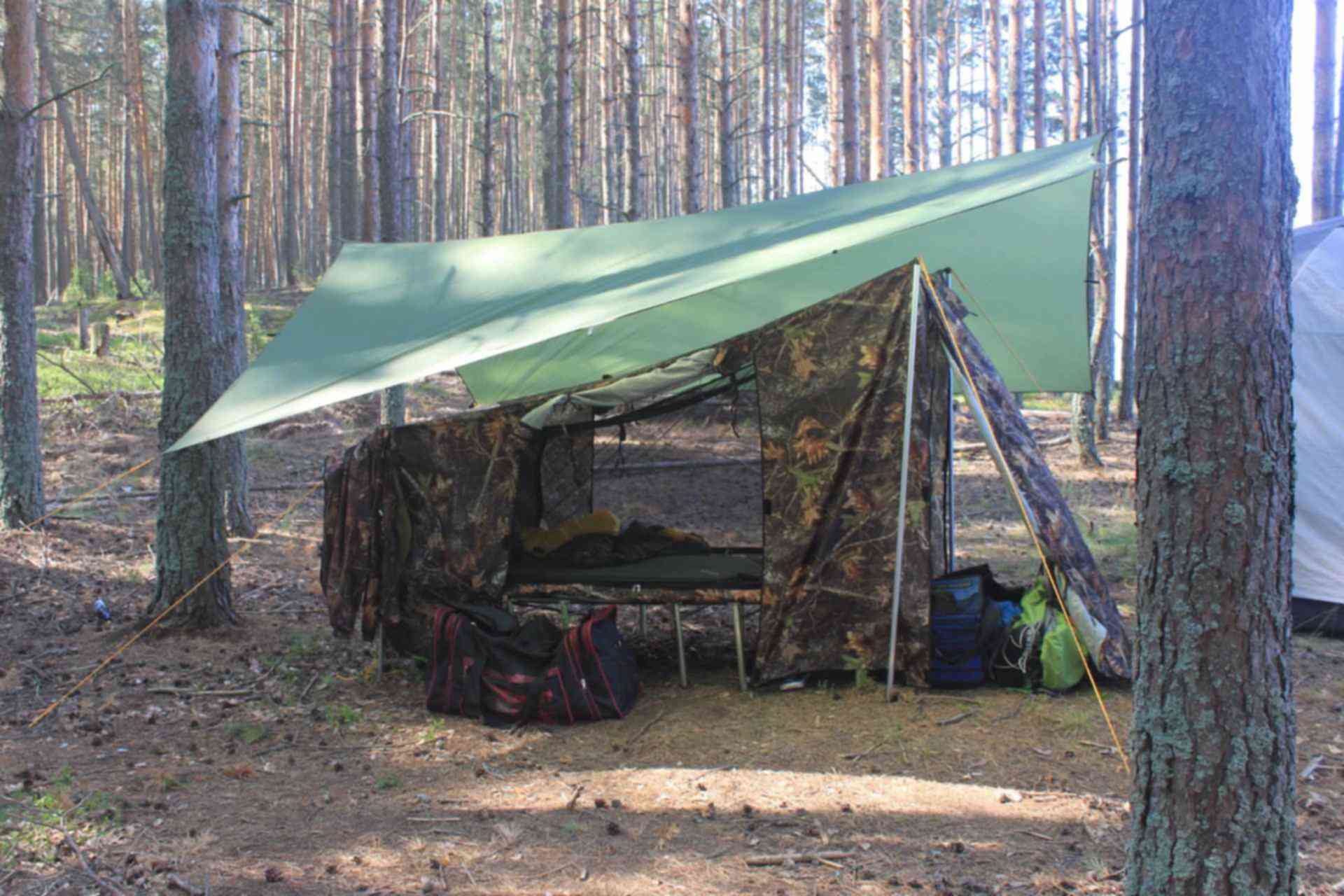 самодельный матрас в палатку