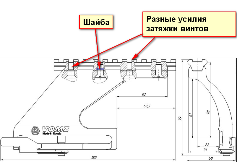 Регулировка усилия