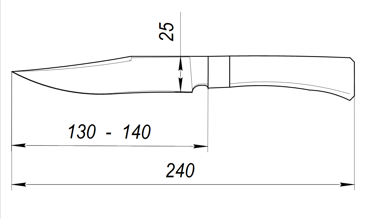Размер ножа. Нож секач чертежи. Чертежи ножей охотничьих шкуросъемный. Нож Скиннер всадной чертеж. Нож Шкурник чертеж.