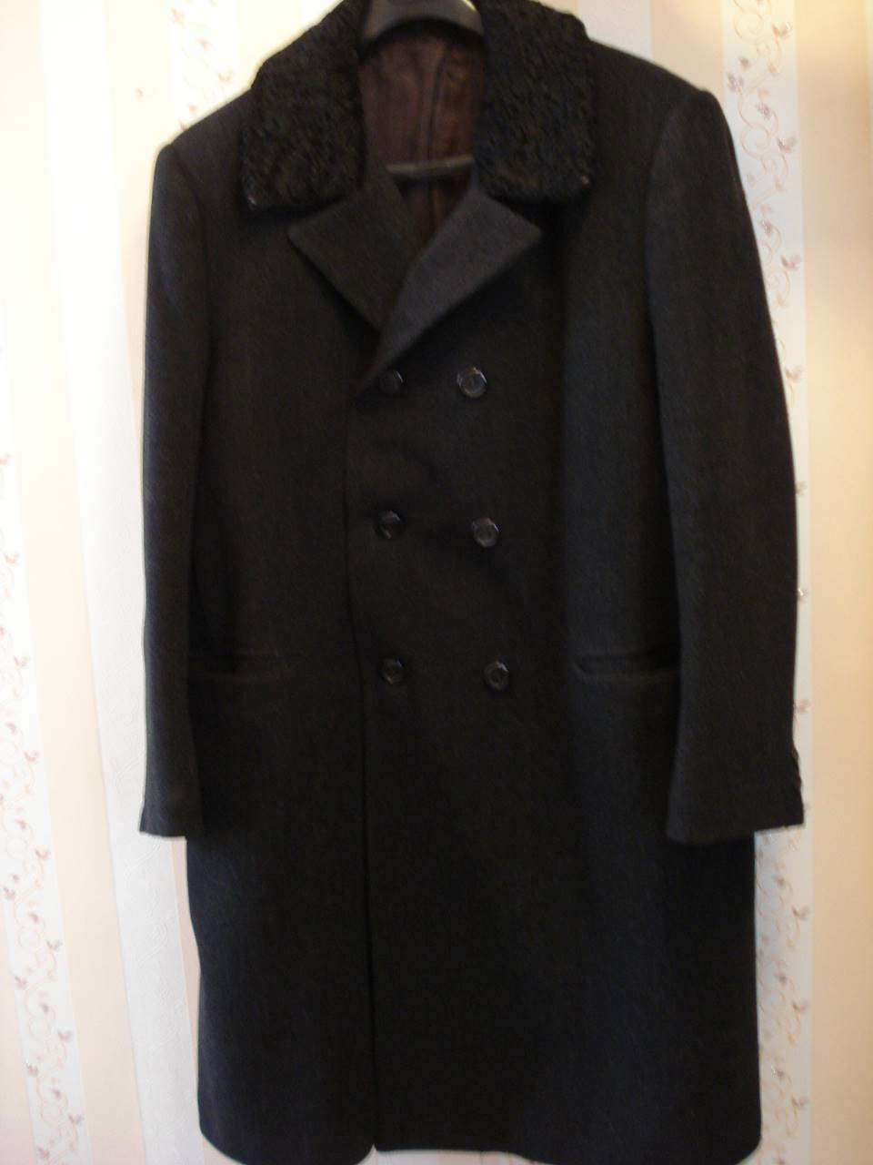 Драповое пальто мужское 1990