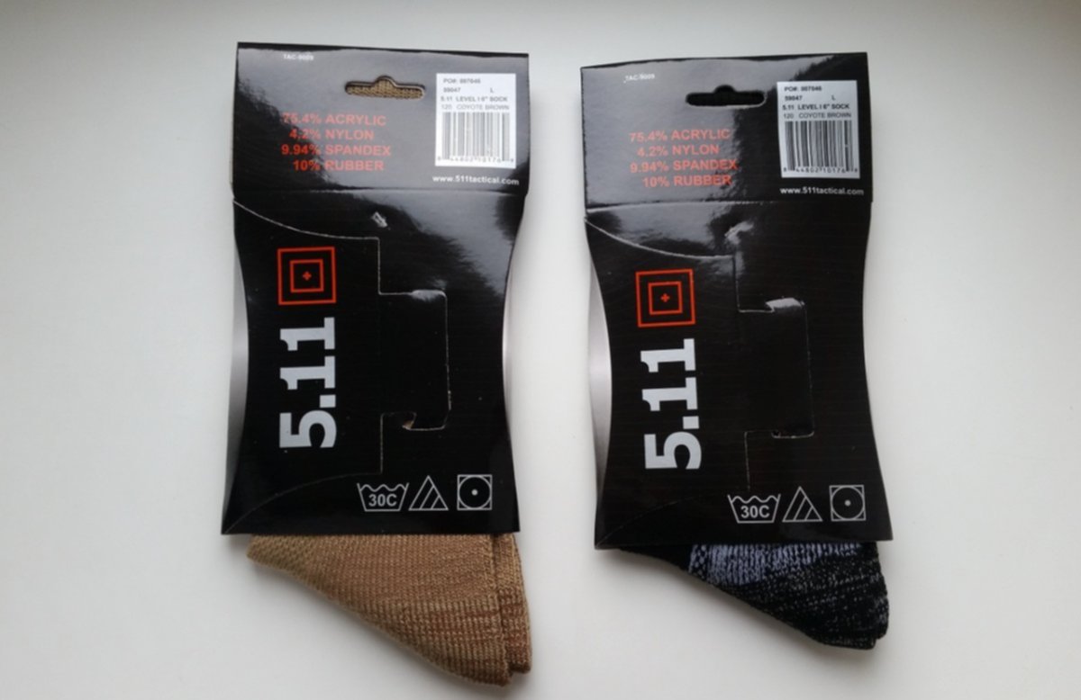 Термоноски 5. 11. Tactical socks. 463 series носки, 5 (l 42-45). 11.