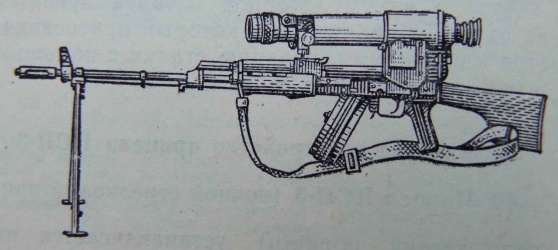 Пулеметы рисунки РПК