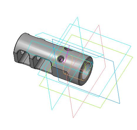 Дульный тормоз ак 74 чертеж