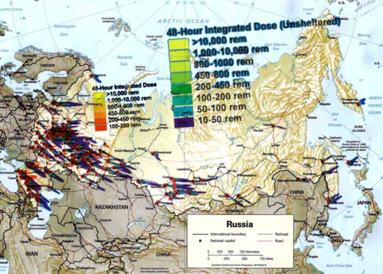 Китай в случае войны россии с нато. Цели ядерных ударов по России на карте. Карта цели США ядерных ударов в России. Цели в России для ядерного удара карта. Карта ядерных ударов США по России.