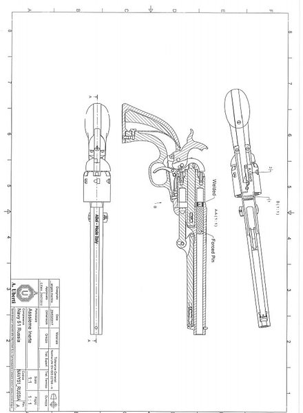 Чертежи colt 1851 navy