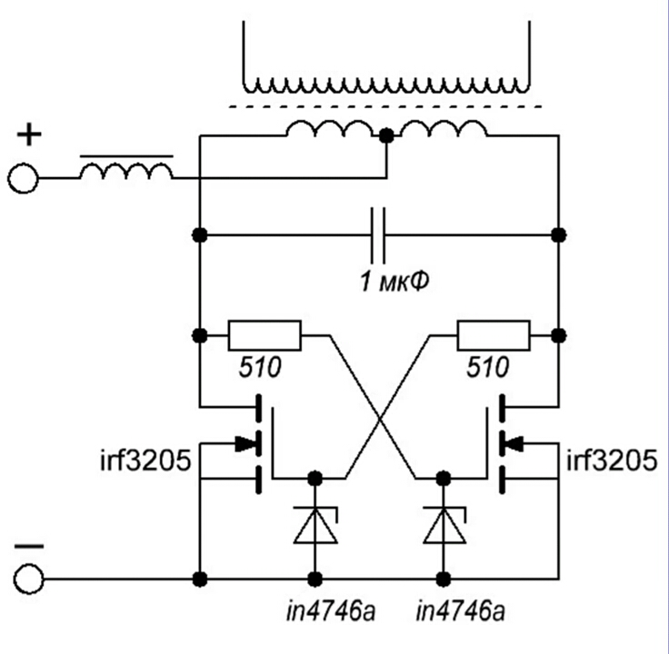 Резонансный преобразователь схема