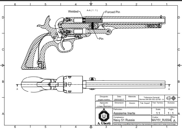 Чертежи colt 1851 navy