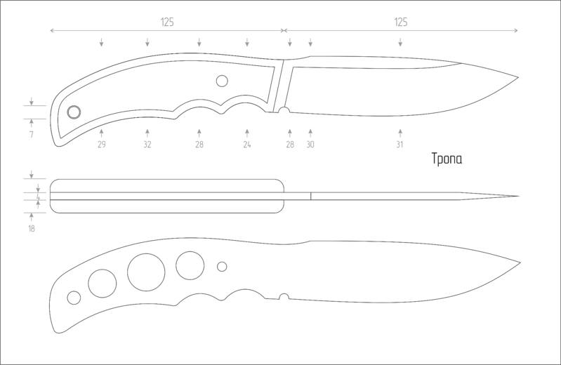 Шаблоны ручки ножа. Нож фултанг Ural EDC чертежи. Нож Боуи из дерева чертёж. Ножны Mora форма лезвия чертеж. Нож Громан чертежи.