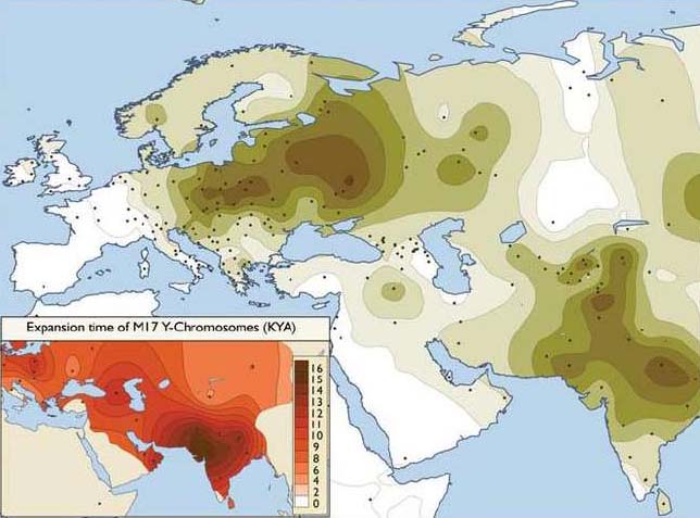 Генетическая карта россии