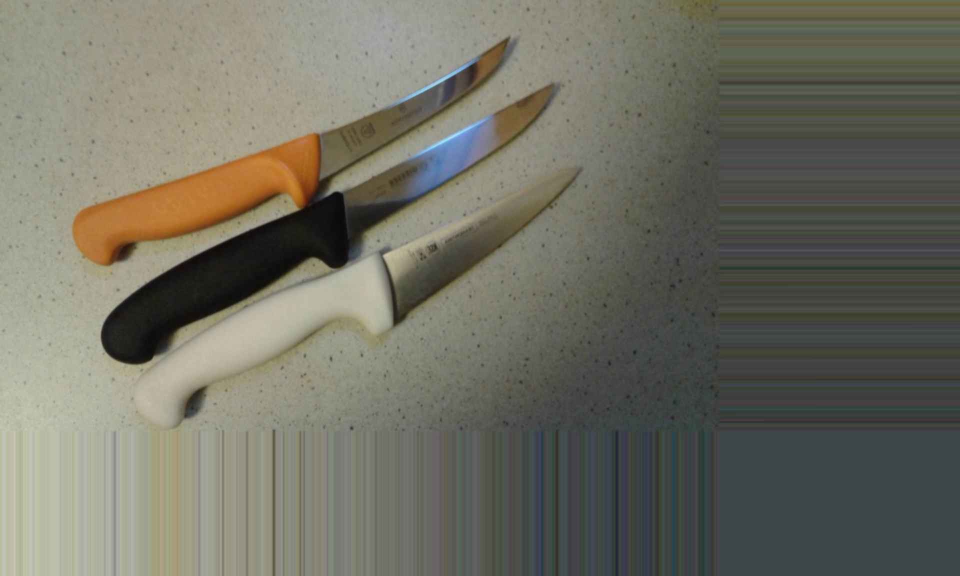 Обвалочный нож для мяса фото