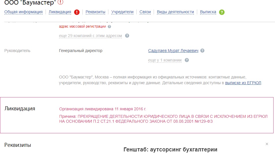 Ваша организация не соответствует. Ваша информация.
