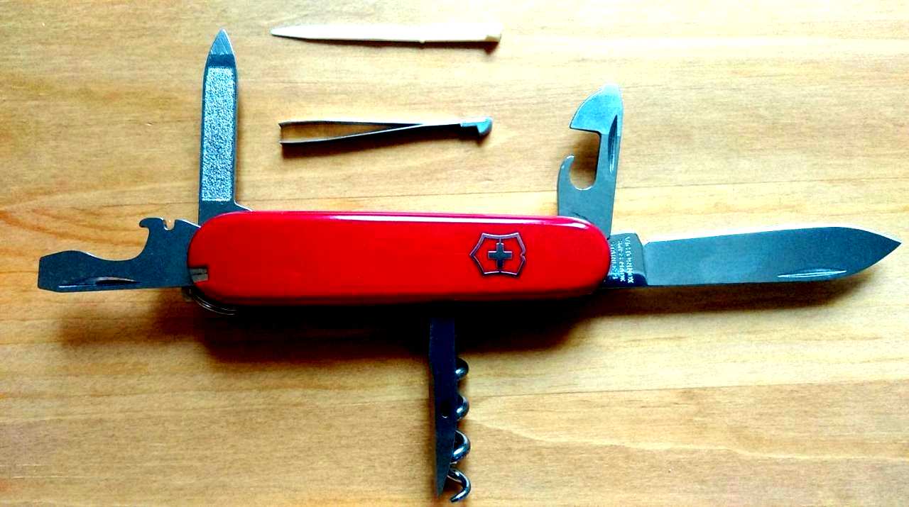 Штопор victorinox. Приспособление для сгибания проволоки Victorinox.