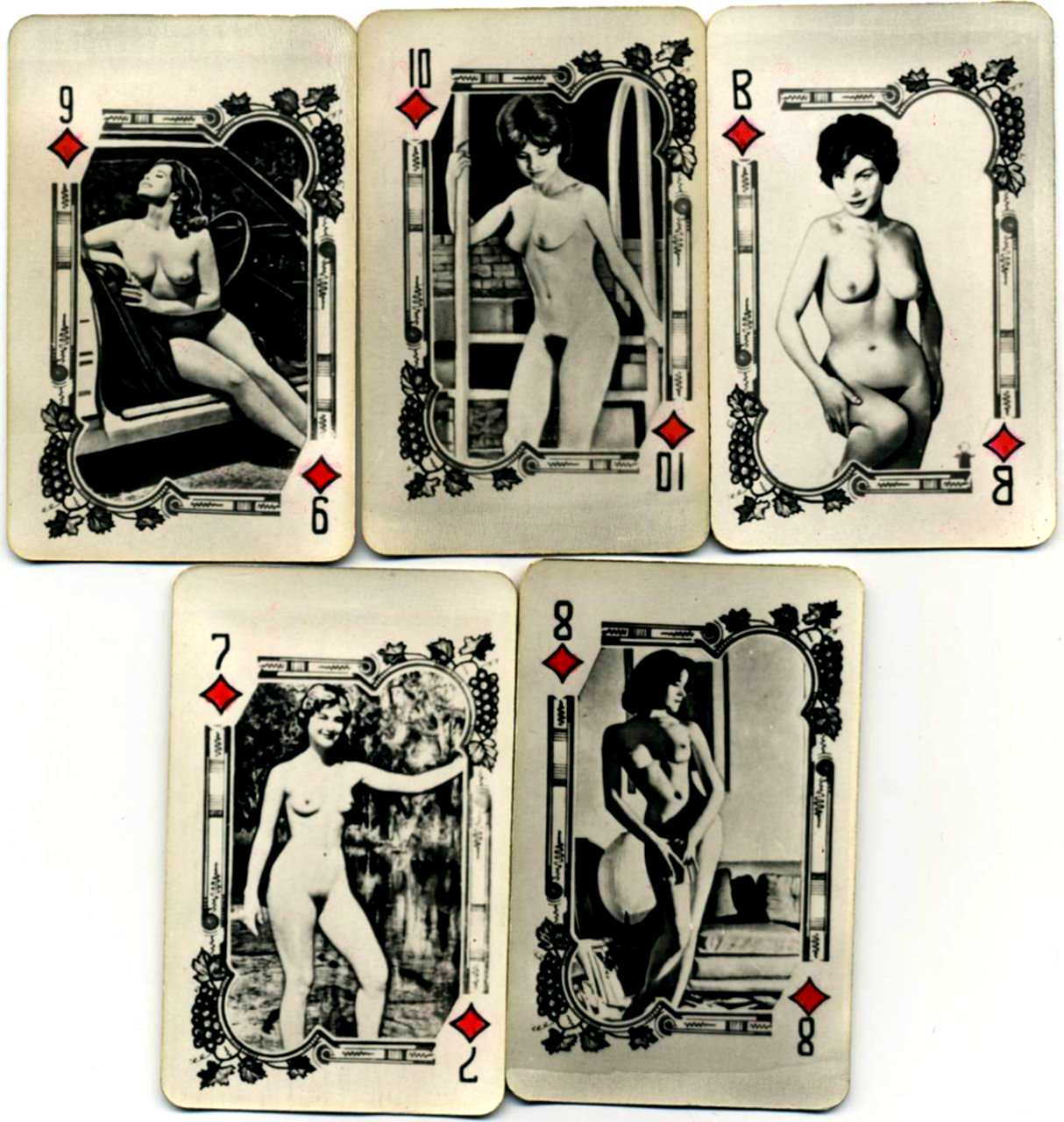 ретро карты с голыми женщинами (120) фото