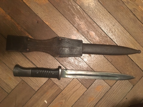 M1 garand bayonet. Seitengewehr 84/98. Парадник штык нож. Два штыка. Клейма производителей парадных штыков к98.