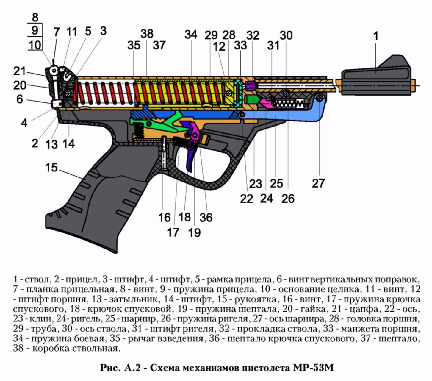 Мр 512 схема разборки