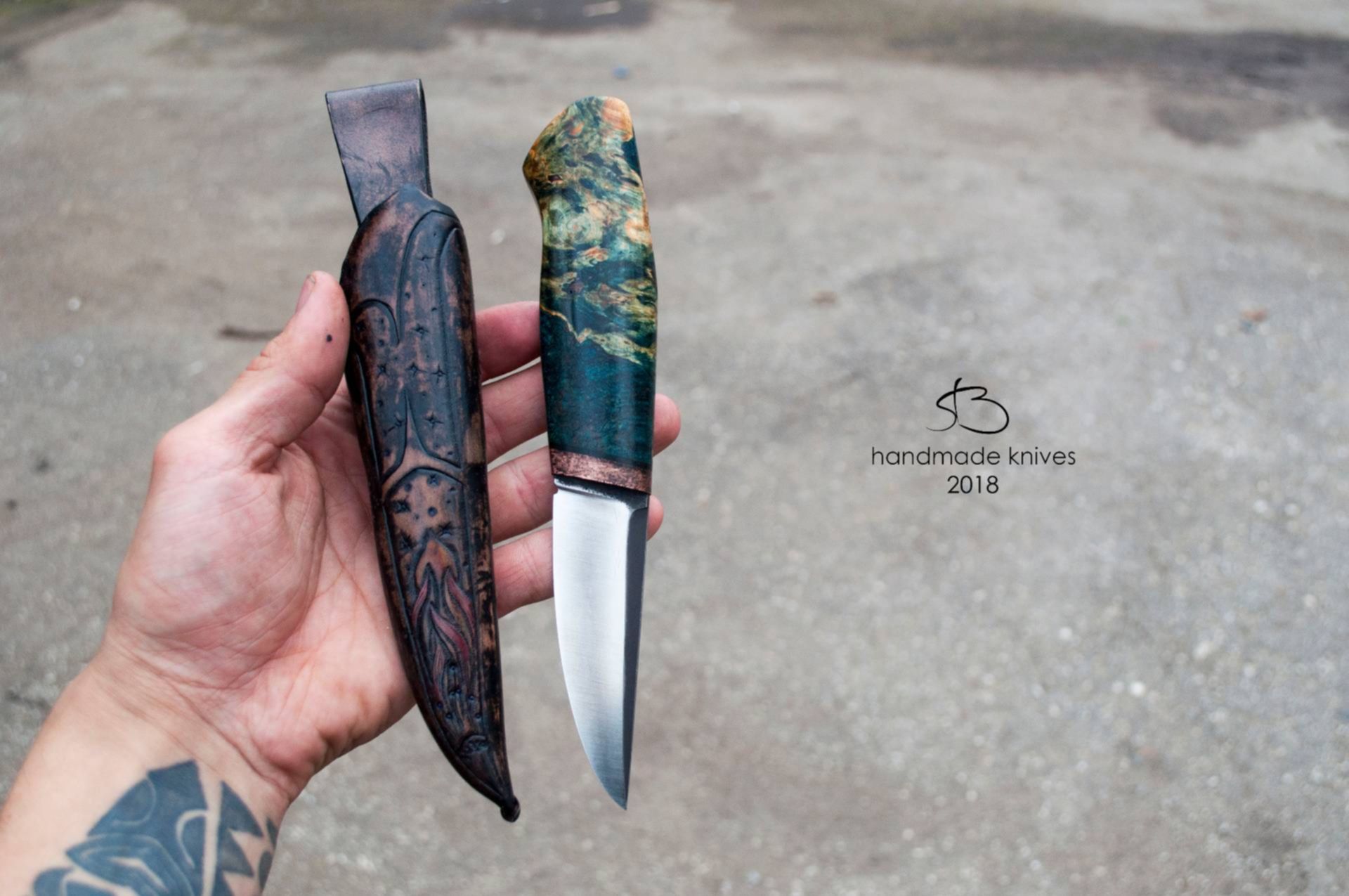 Knife for each. Karel Chocholousek Knives.