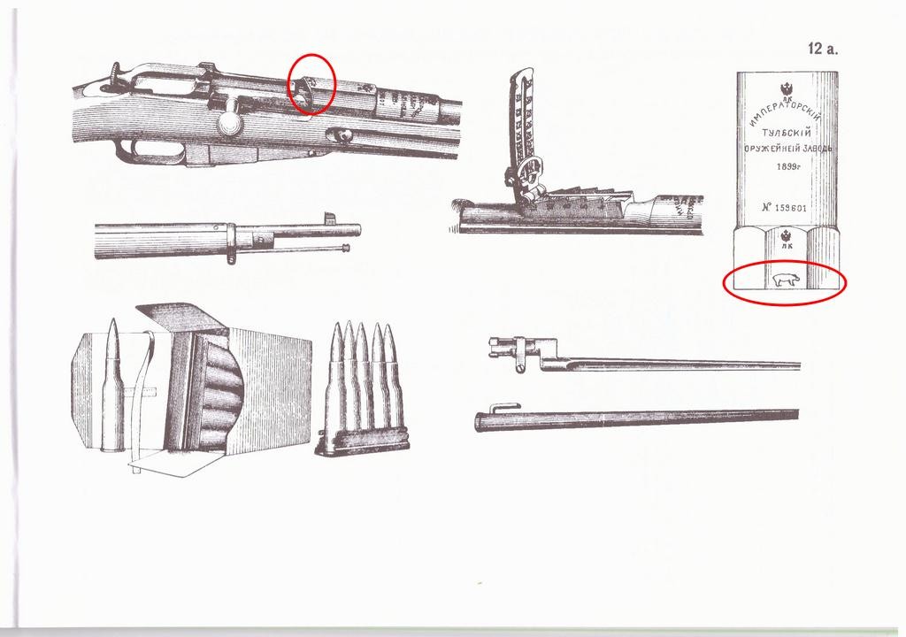 Винтовка мосина схема чертеж
