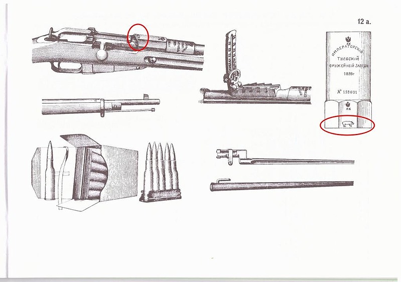 Карабин мосина чертеж