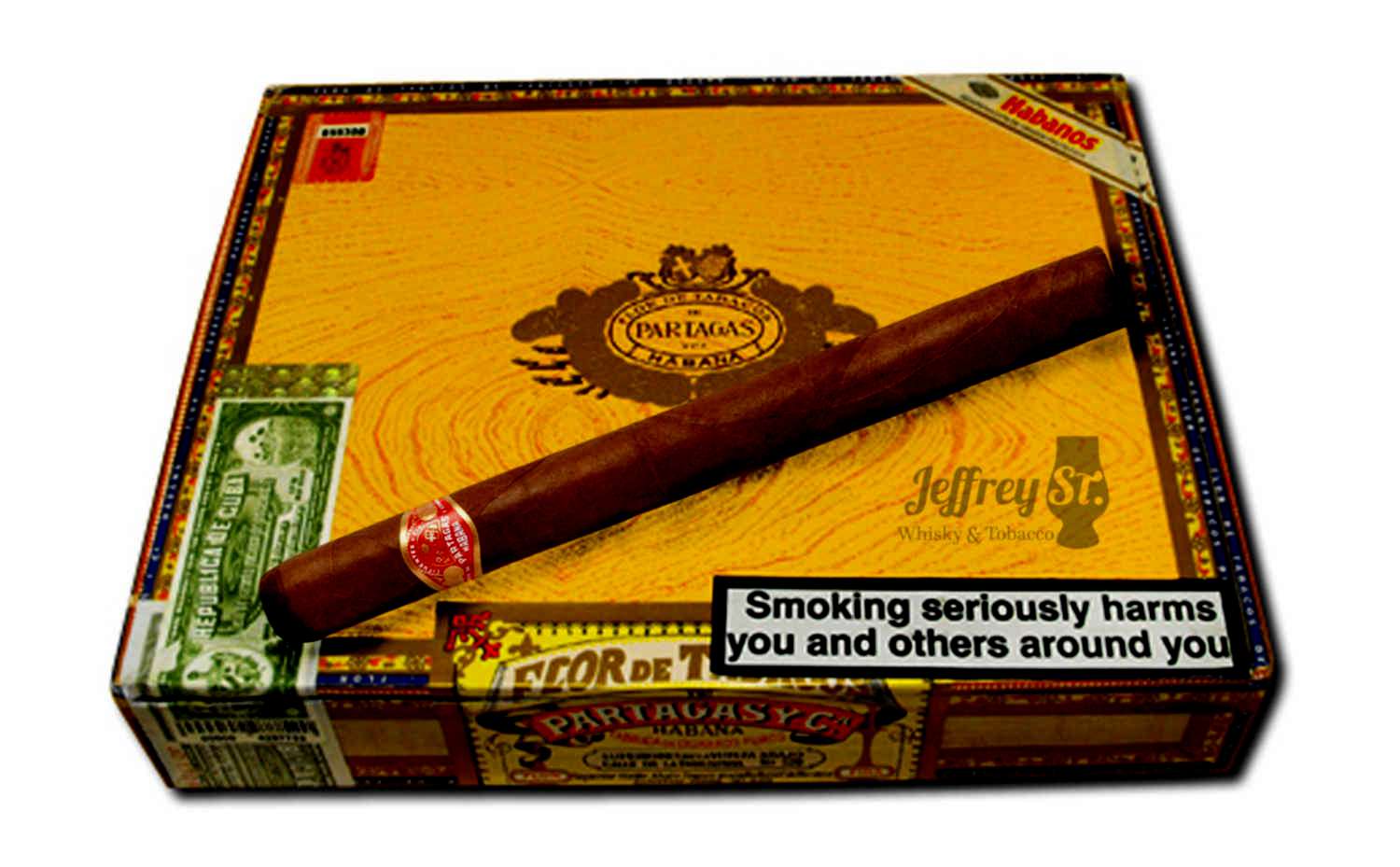 Сигары PARTAGAS Coronas Senior. Любимые сигары известных людей. Обои сигара PARTAGAS de PARTAGAS № 1.