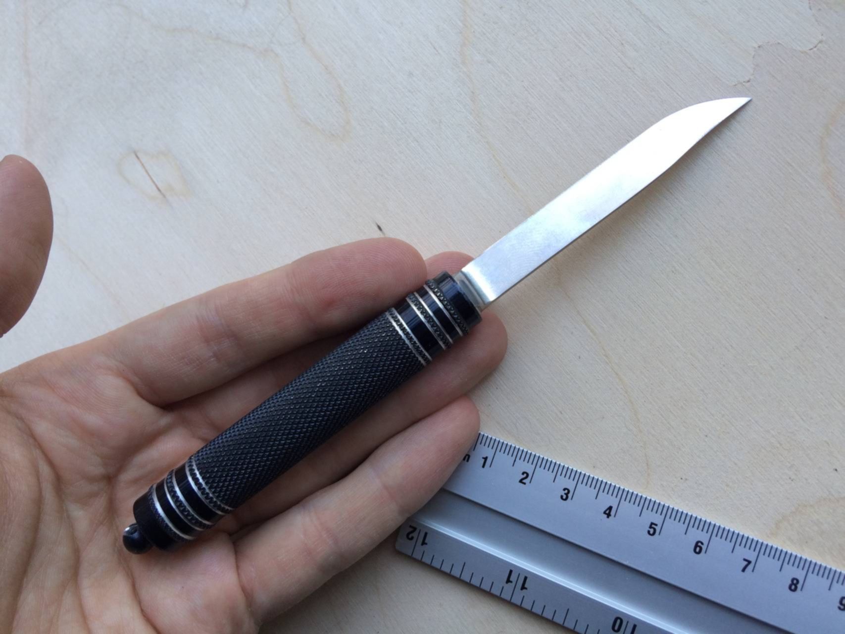 Нож открывалка на резьбе зоновский
