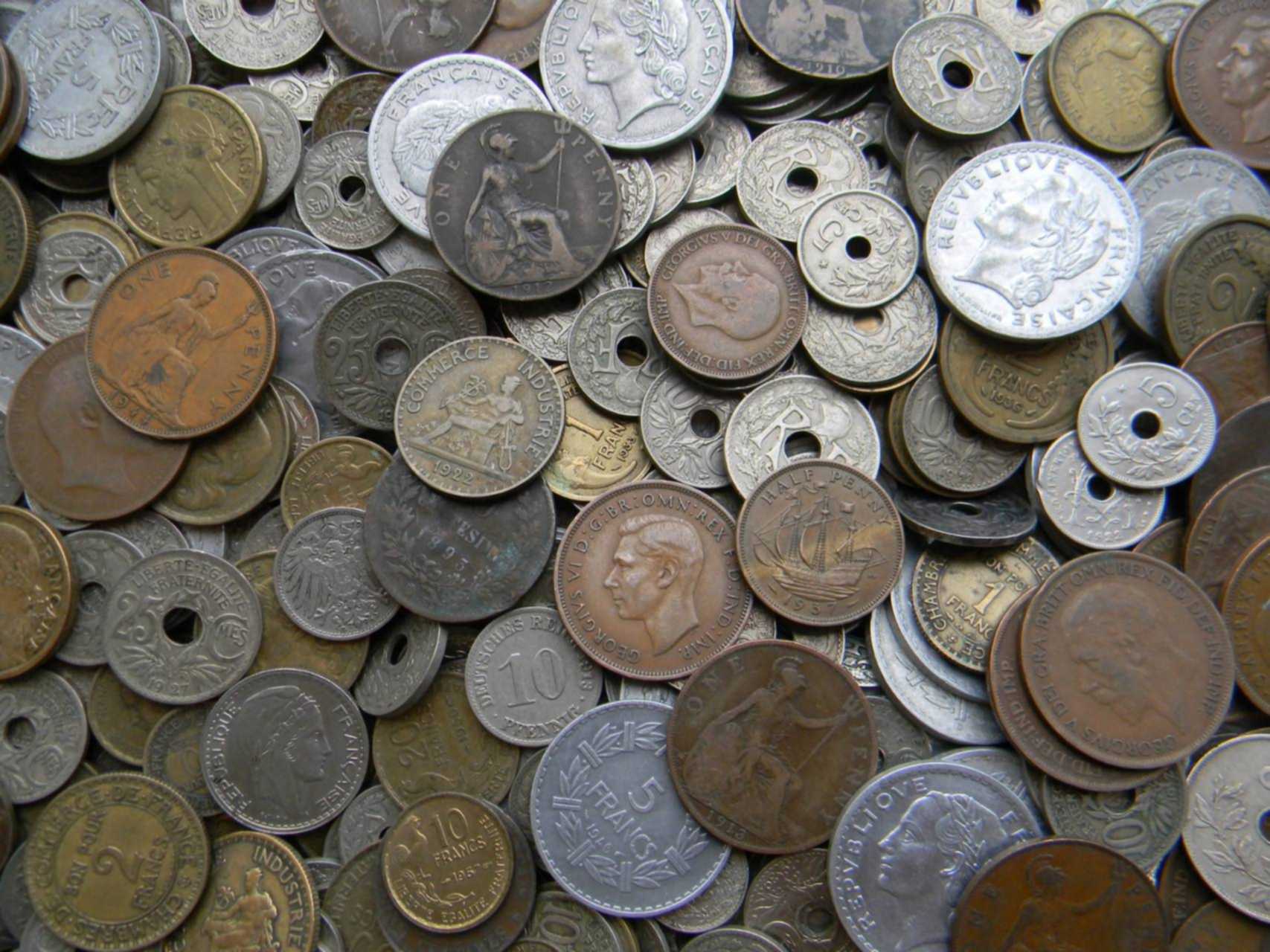 Старинные европейские монеты