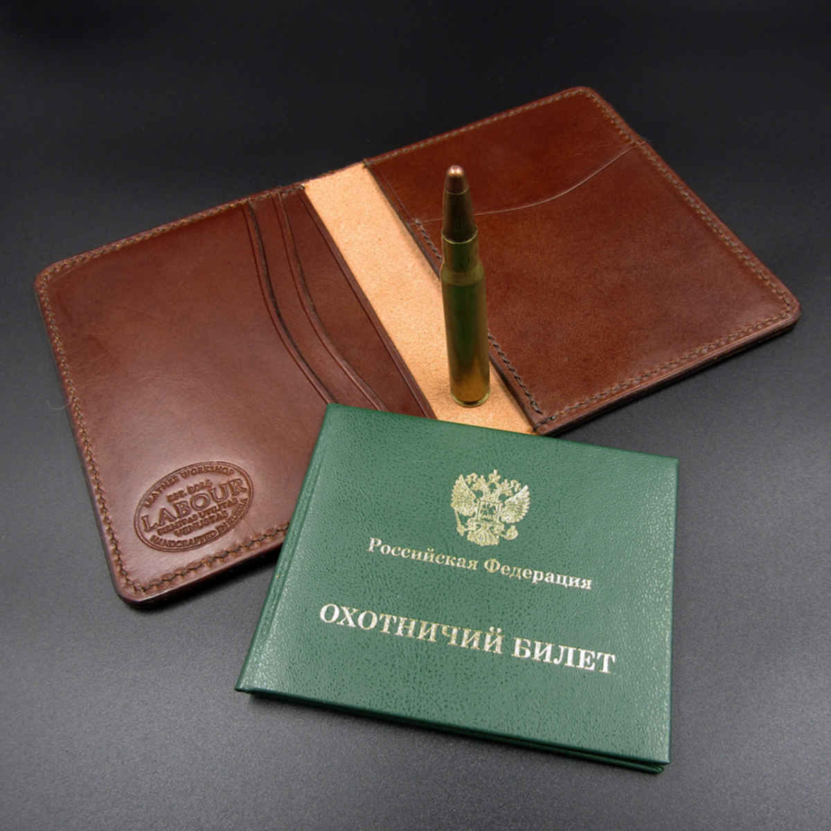 Обложка на охотничий билет нового образца