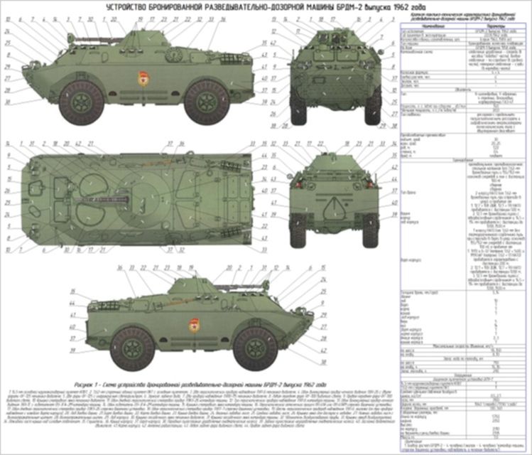 Чертеж брдм 1