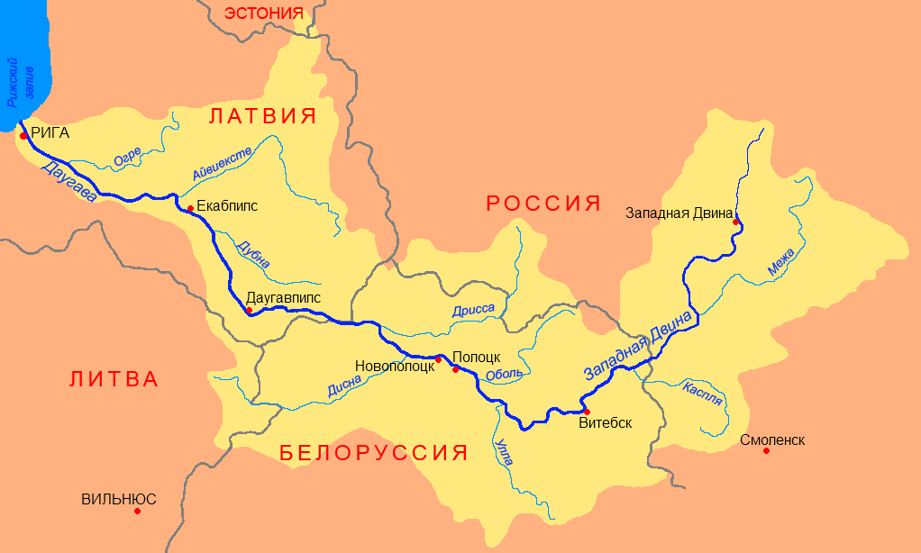 Подпишите на карте реку днепр город казань. Исток реки Западная Двина. Бассейн реки Западная Двина. Западная Двина река на карте России. Западная Двина река на карте от истока до устья.