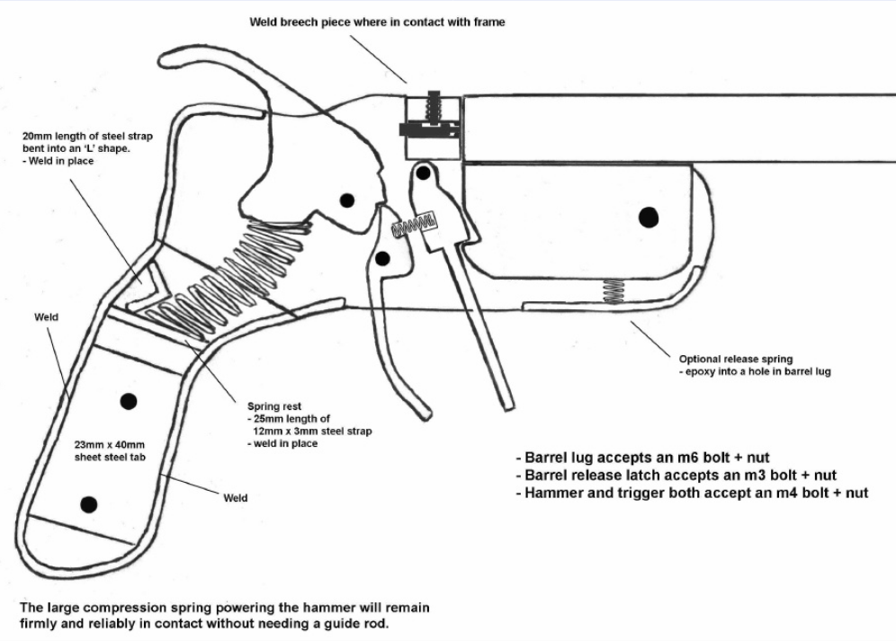 Derringer 22lr чертежи