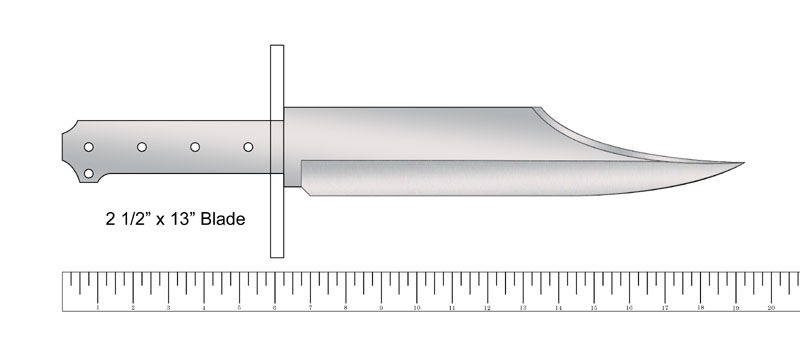 Нож танто чертеж стандофф 2