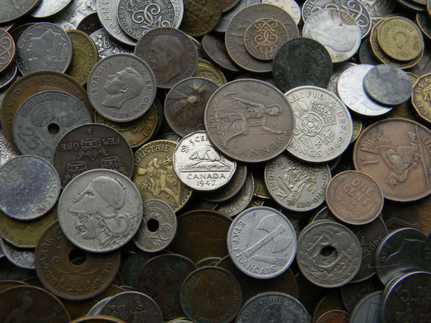 Старинные монеты Европы