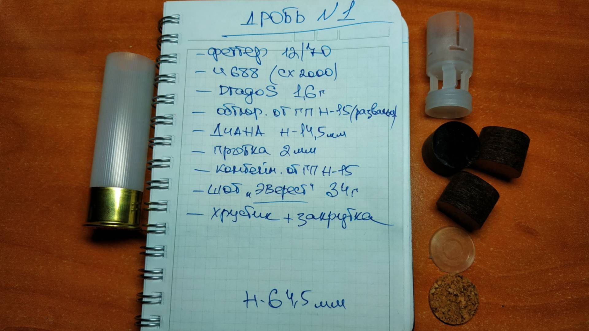 Рецепт пороха в домашних условиях