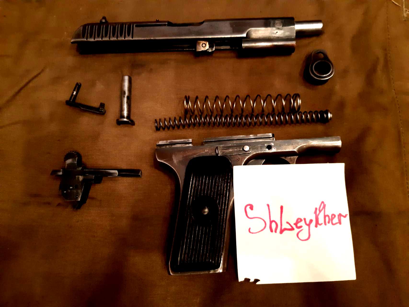 костромские тт. столик тт схп. разборка тт боевой. пистолет тт охолощенный 1945. охолощенное оружие тт.