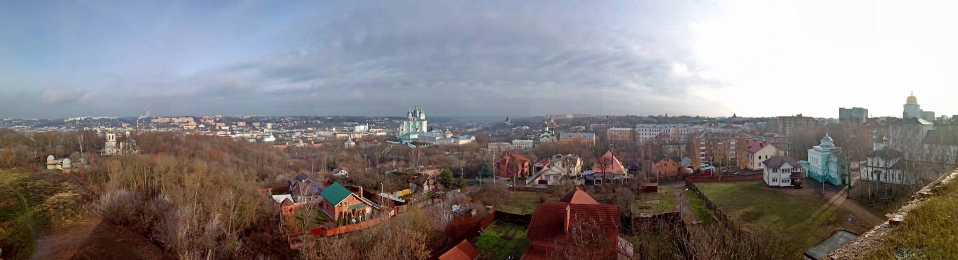 Успенский собор Смоленск панорама