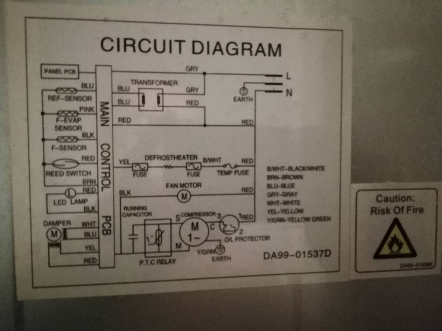 Da99-01537a Samsung