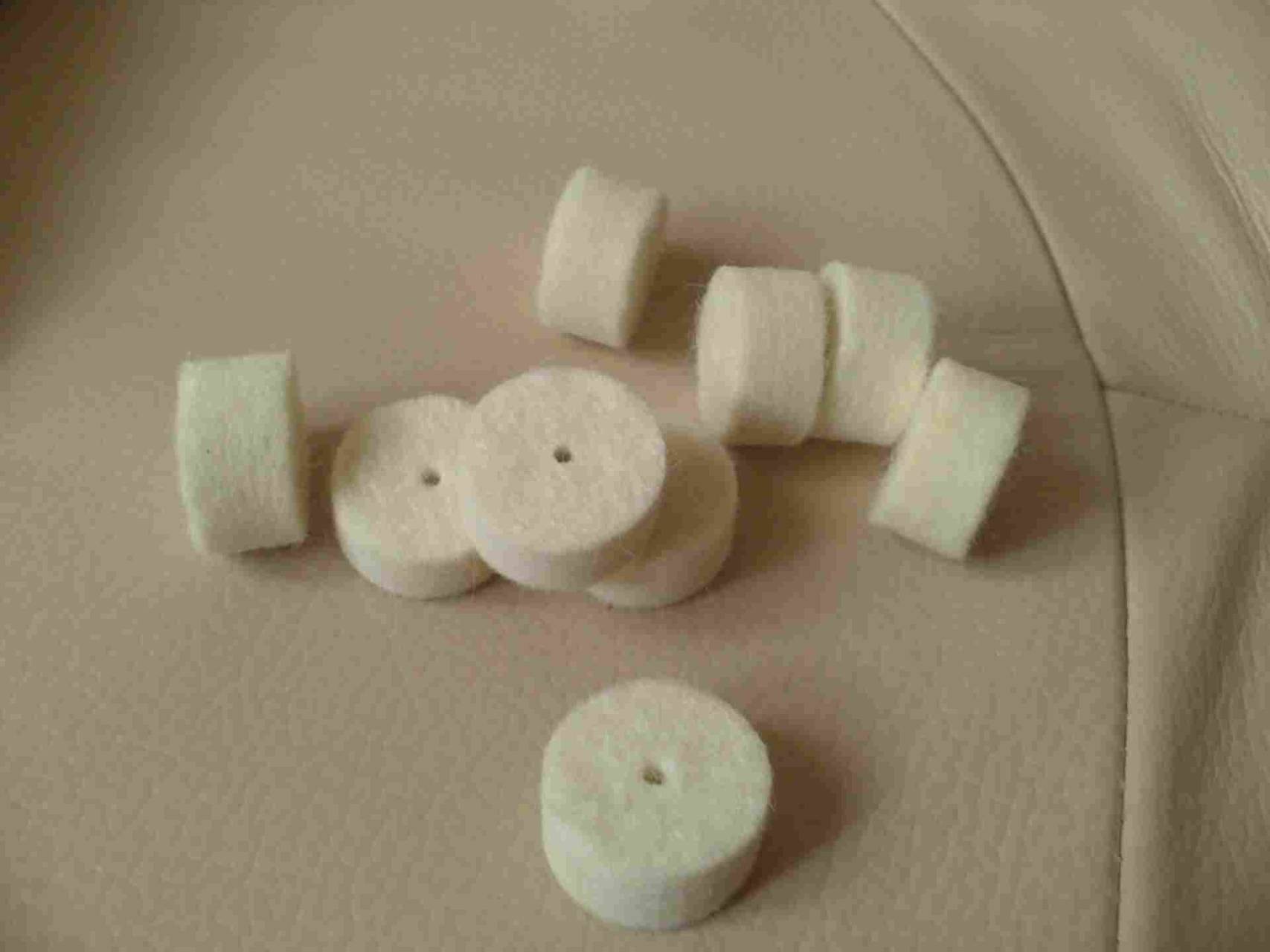 Войлочные патчи. Тампоны для чистки оружия. Войлочные патчи для чистки 5. Патч чистоgun 21,0 мм 100 шт. Войлочные патчи.