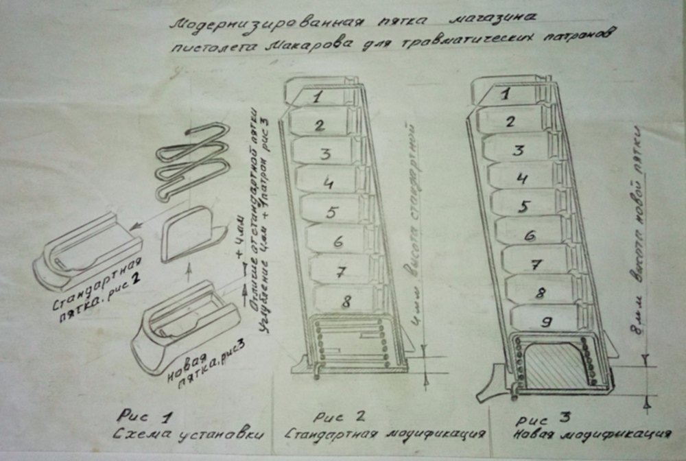 Ширина обоймы. Чертеж обойма пистолета ПМ. Размер обоймы ПМ. Увеличенная обойма ПМ-17т. Размеры обоймы пистолета ПМ.