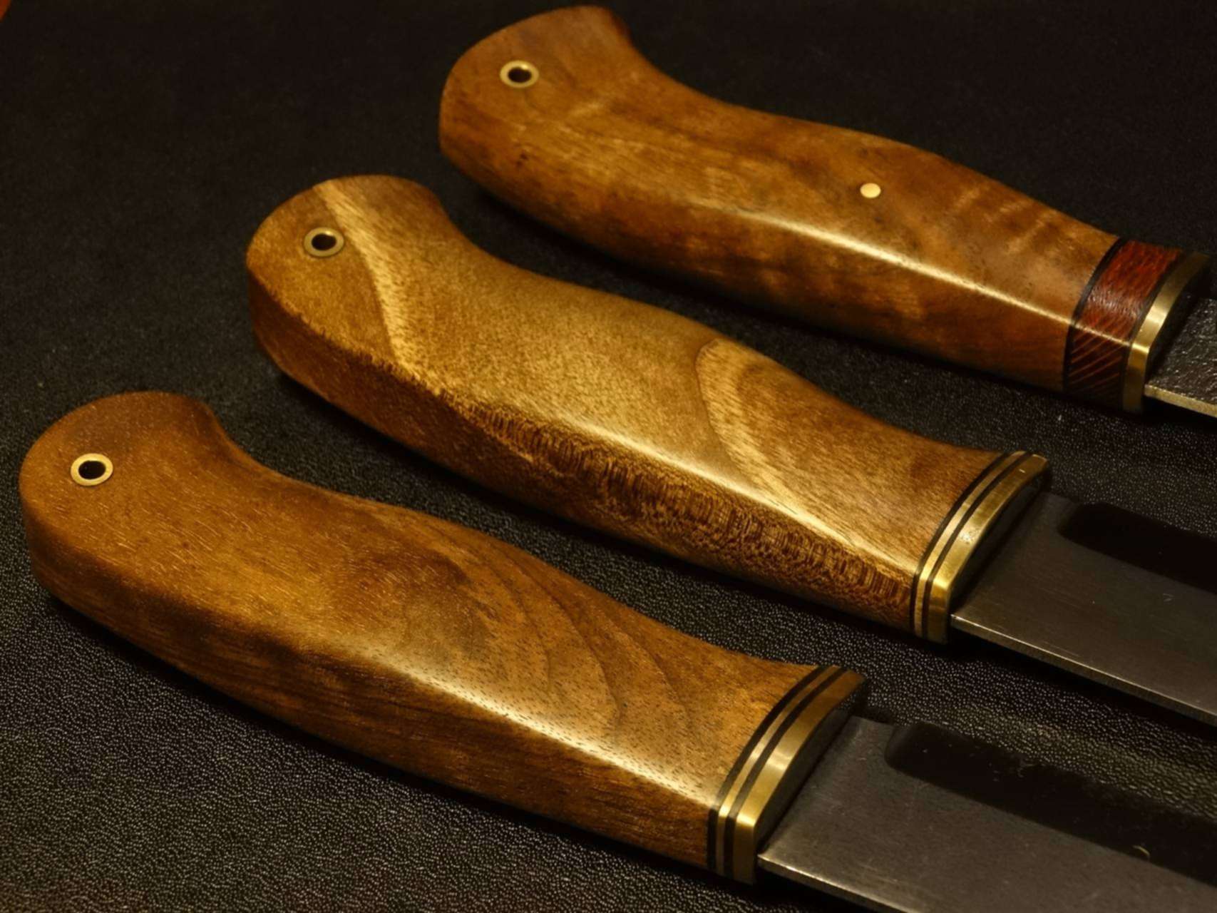 деревянные ручки ножей фото