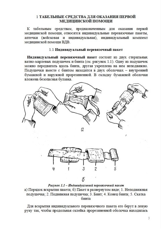 План конспект по медицинской подготовке