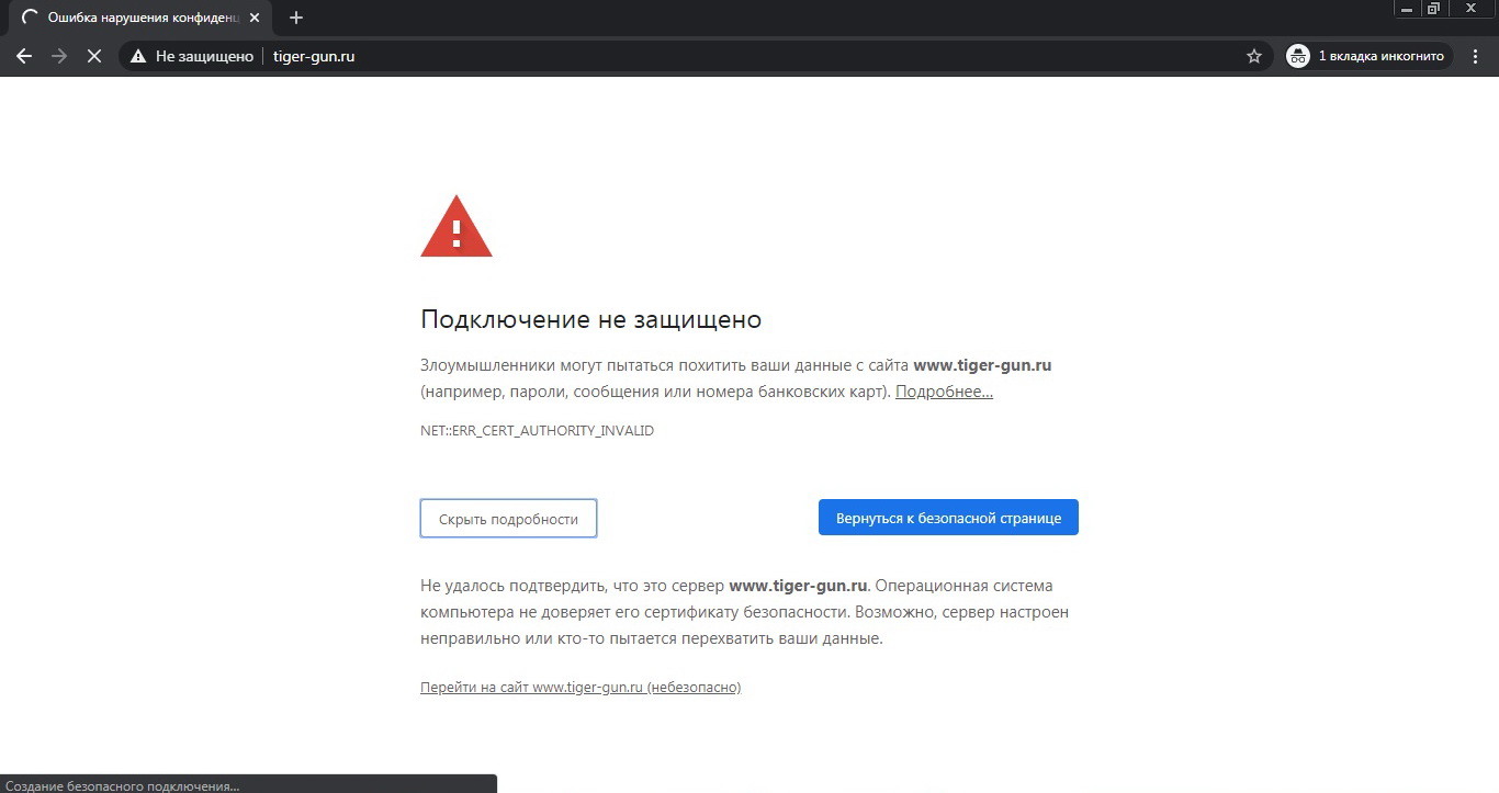 Код ошибки в браузере. Код ошибки в браузере