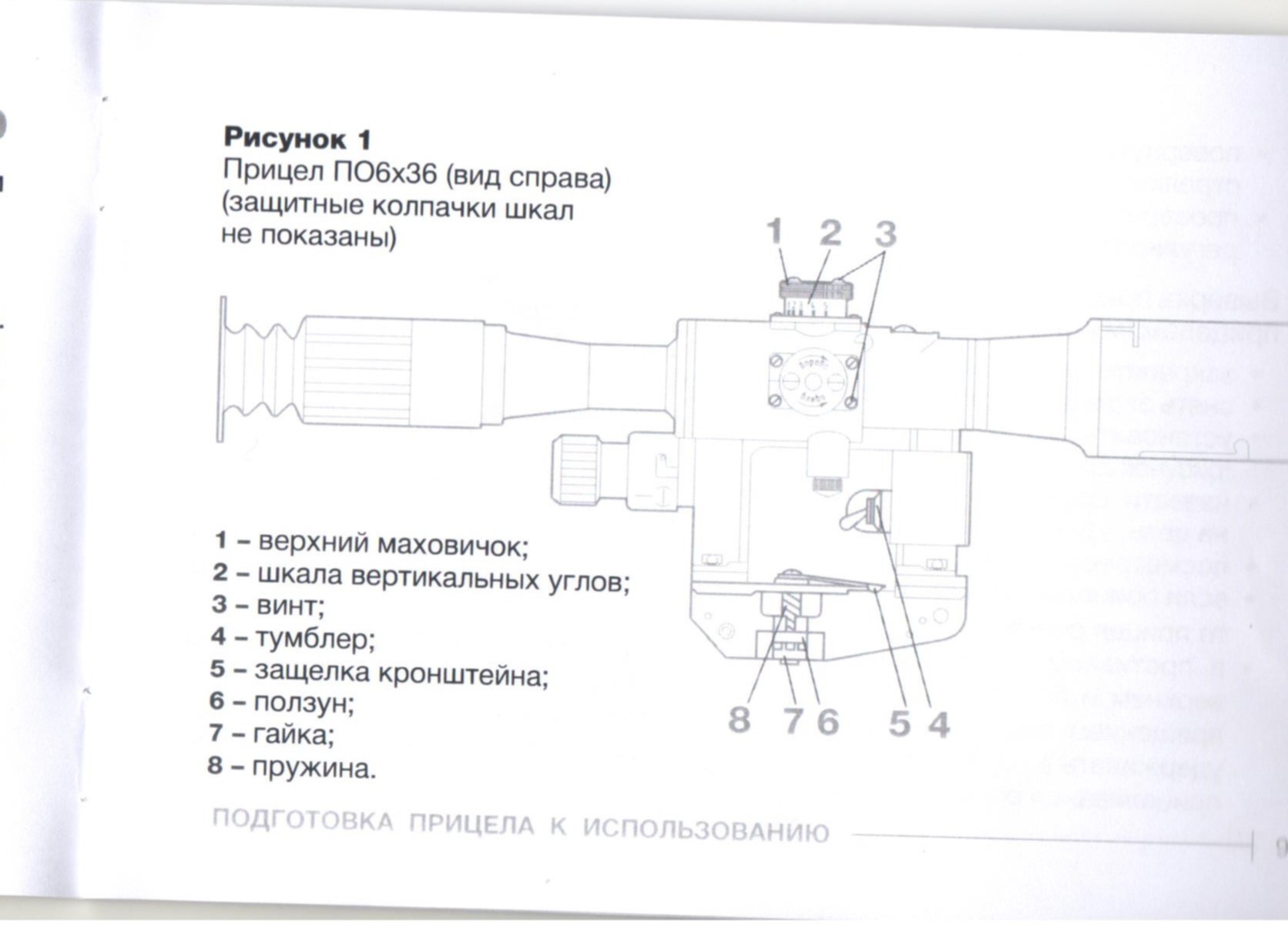 Куда крутить барабанчики на оптическом прицеле показать схему