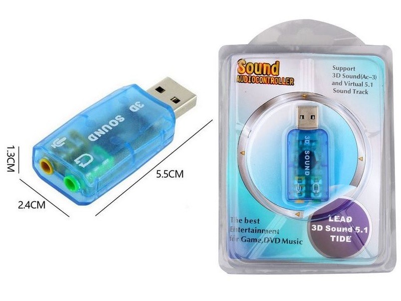 Звуковая карта c media usb trua3d