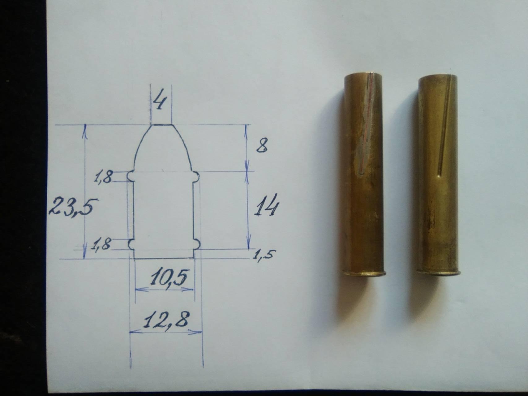 Чертежи патрона 12 калибра