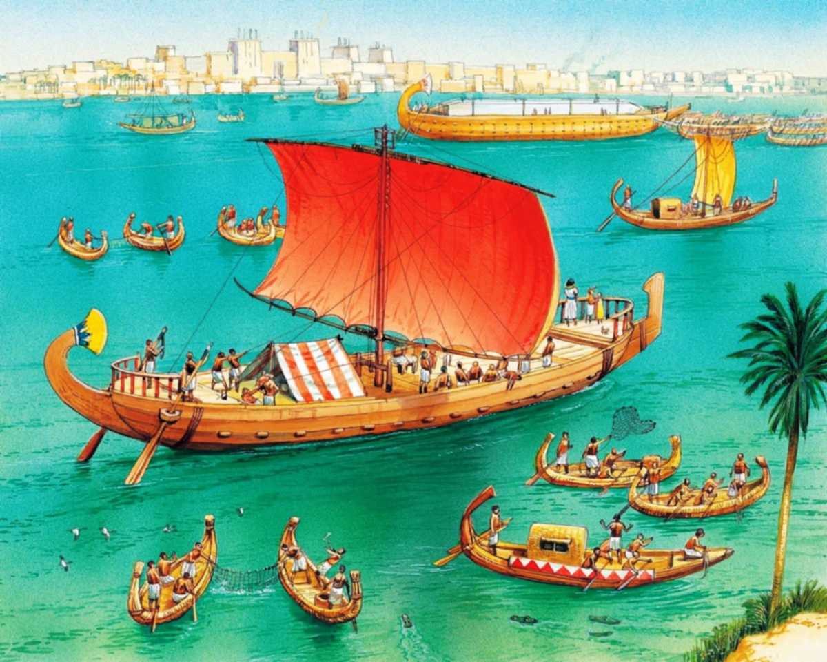 Древняя Финикия корабли