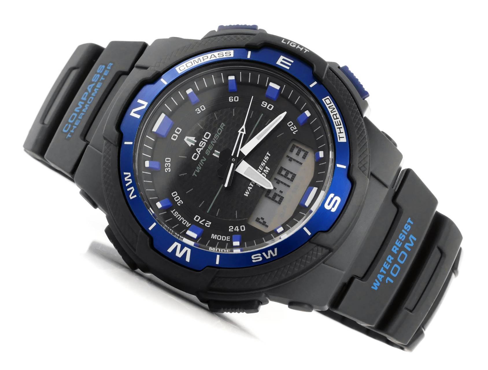 Twin sensor. Casio SGW-500h-2b. Casio SGW 500h. Casio SGW 500. SGW-500h-2b.