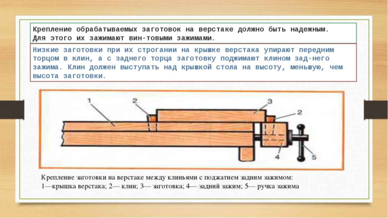 Как должны закрепляться тиски на верстаках