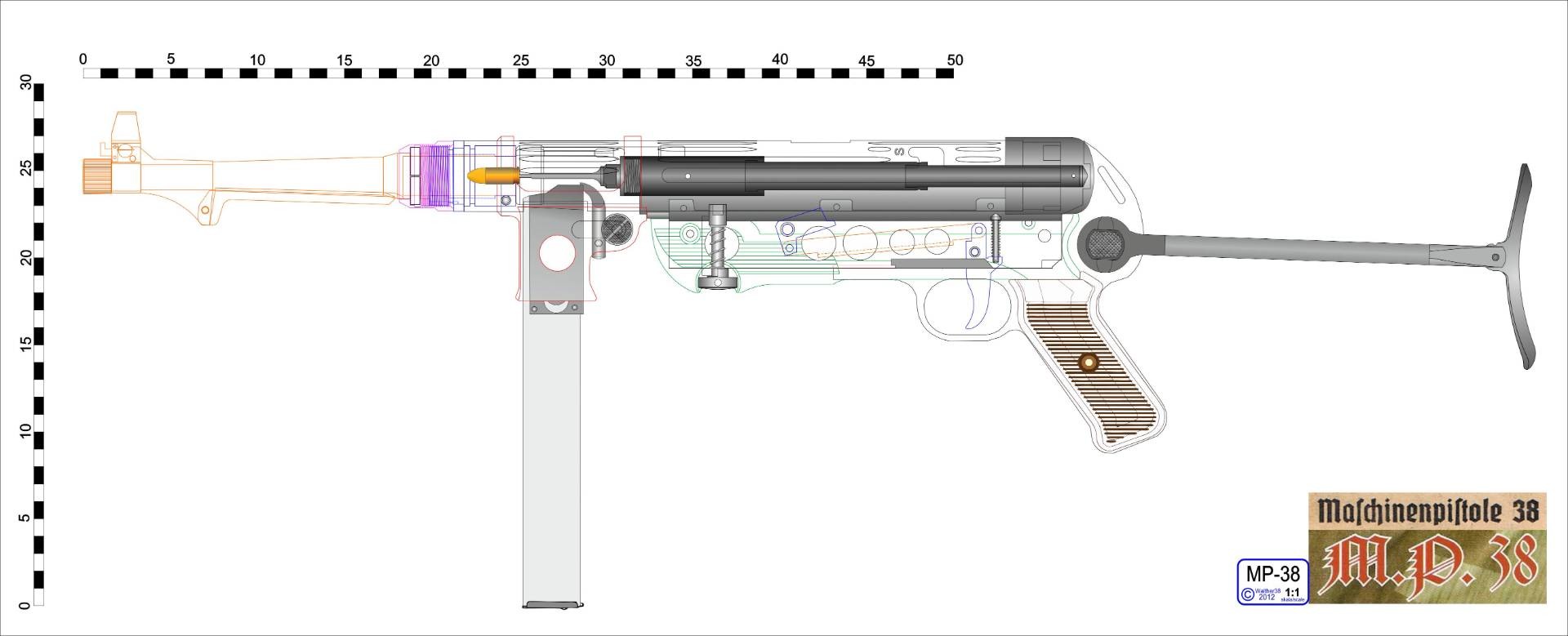 Чертеж mp 40