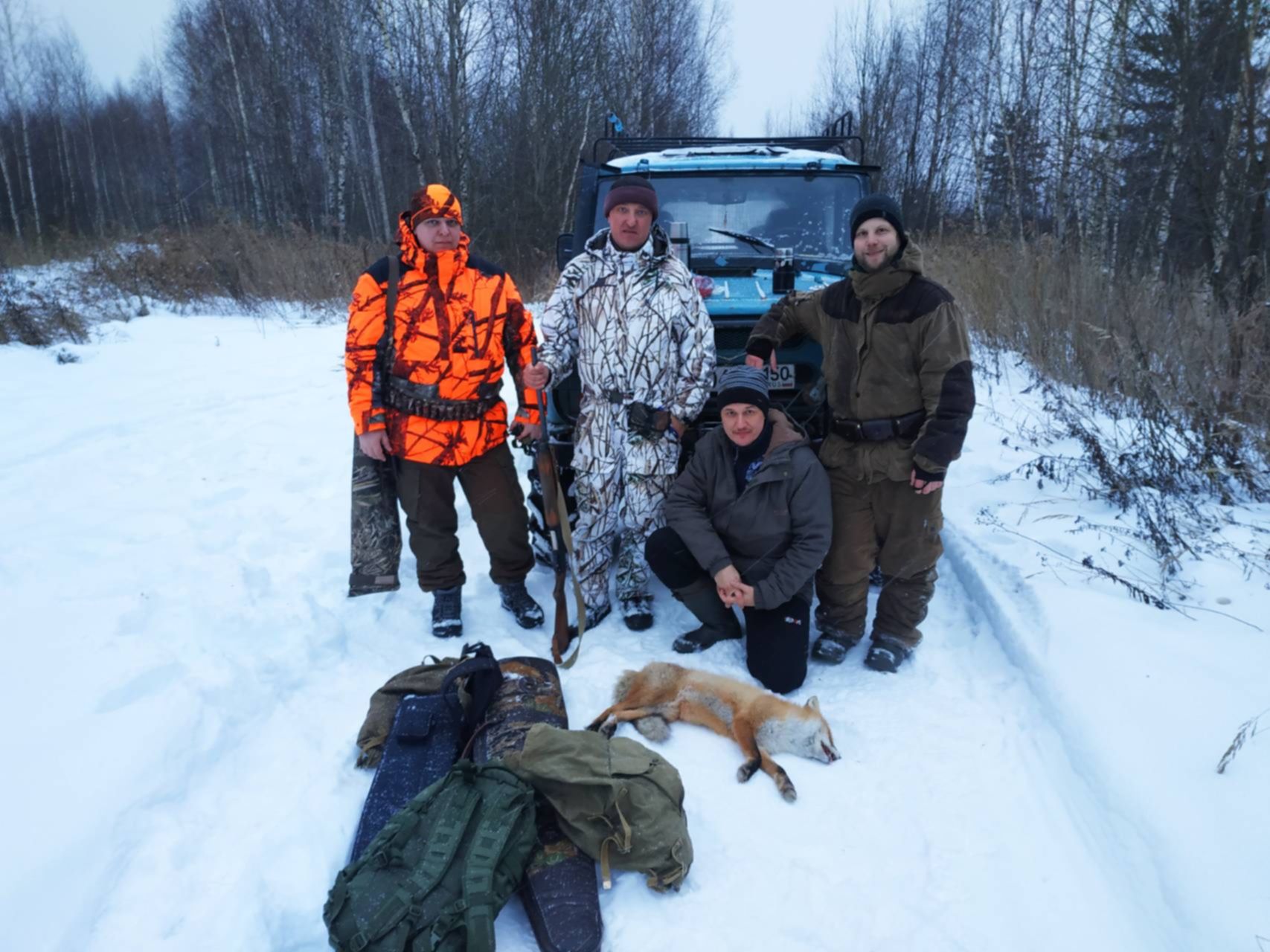 Охота с клонами 84. Охота с гончими в Архангельской области.