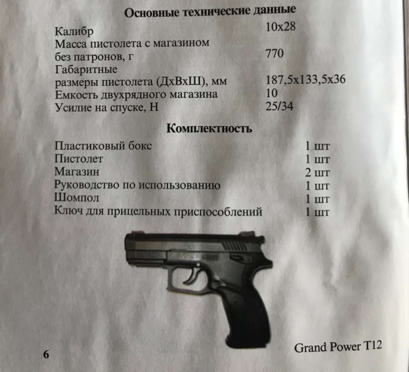 Grand power t12 схема