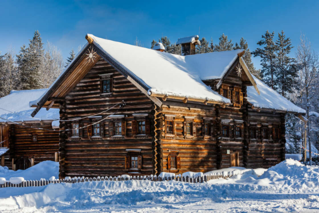 Изба малые Корелы Архангельск